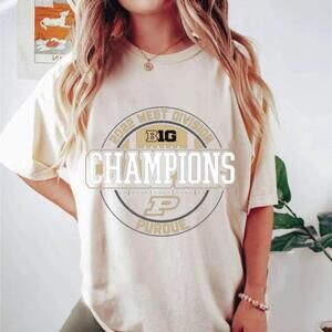 Custom Boiler-Makers Bigten West-Champions T-Shirt Football Shirt Tee